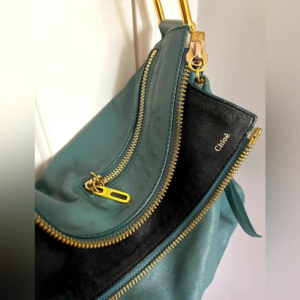 Authentic Chloe leather shoulder bag and crossbody